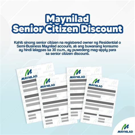 maynilad senior citizen discount|Enhanced Lifeline Rate for Maynilad Customers .